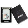 Zippo 66042 Floral Yin and Yang Design