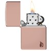 Zippo 66044 Armor® High Polish Rose Gold Flame Design