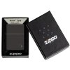Zippo 66045 Armor® High Polish Black Flame Design - dárková krabička