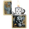 Zapalovač Zippo 23075 Floral Skull Design