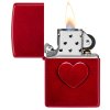 Zapalovač Zippo 66075 Stamped Heart Design