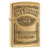 Zapalovač Zippo 24146 Jack Daniel’s® Label - Brass Emblem