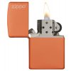 Zippo 26103 Orange Matte ZL otevřený