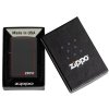 Zapalovač Zippo 26117 Black Matte with Zippo & Border - dárková krabička