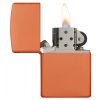 Zippo 26347 Orange Matte otevřený