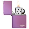26415 High Polish Purple Zippo Logo