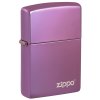 26415 High Polish Purple Zippo Logo