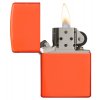 Zippo 26690 Neon Orange otevřený