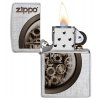 Zapalovač Zippo 27158 Steampunk Design - otevřený