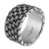 Prsten 45201 Zippo Steel Braided Ring