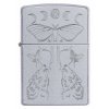 Zippo 20960 Butterfly & Wolf Design