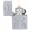 Zippo 20960 Butterfly & Wolf Design