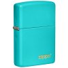 Zapalovač Zippo 26952 Flat Turquoise Zippo Logo