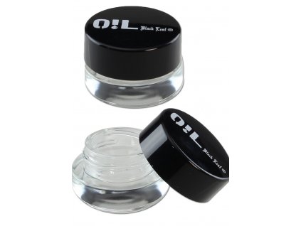 Oil Black Leaf Glass Jar 3 ml
