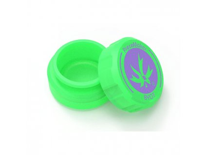 PieceMaker Green Glow Silicone Container