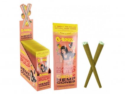 12674 konopne blunty g rollz banksy s series pre rolled mango pulp cbd 2pack