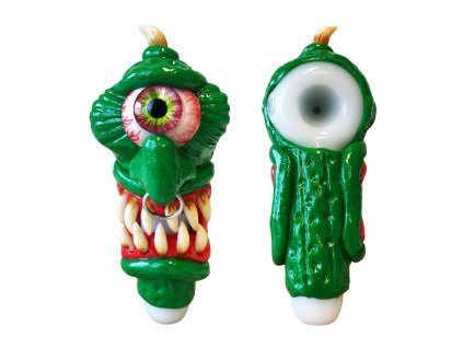 wholesale glass pipe green pickle monster