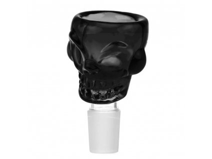 wholesale glass bowl skull black