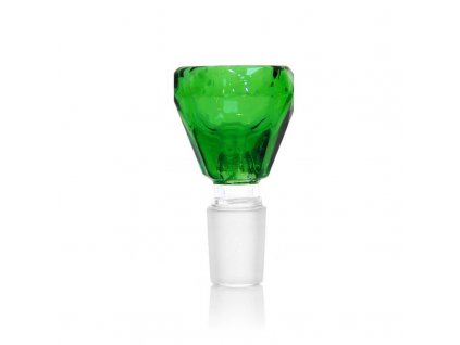 wholesale glass bowl bong diamond shaped green