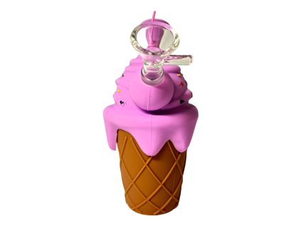 wholesale silicone pipe ice cream pink