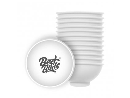 best buds 7cm silicone mixing bowl white x 12001