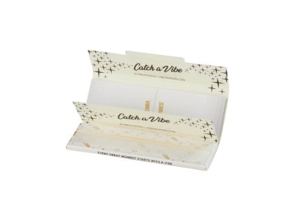 wholesale vibes rolling papers fatty with tips blanco 24pcs display 1