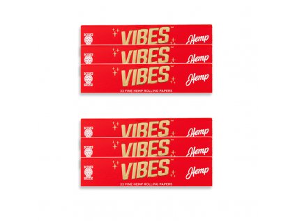 vibes 6 pack hemp papers king size