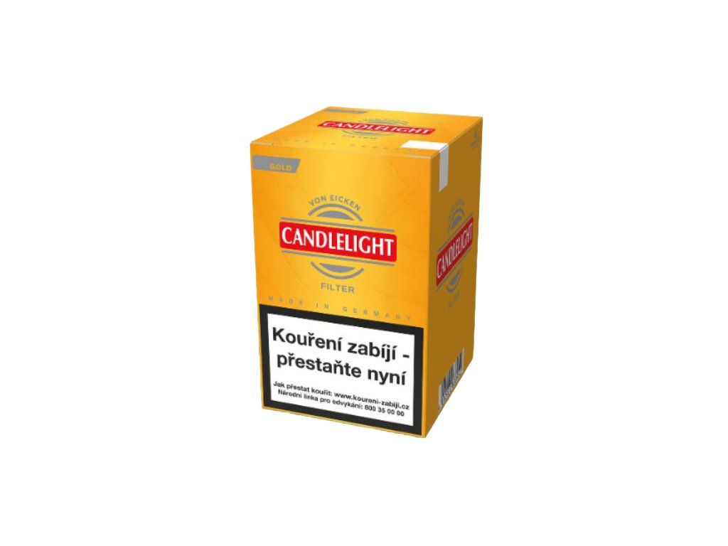 Doutníky Candlelight Filter Gold 50ks