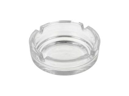 Cigaretový popelník skleněný Basic, 10,9cm