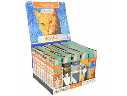 Zapalovač Adamo Piezo Artistic Cat