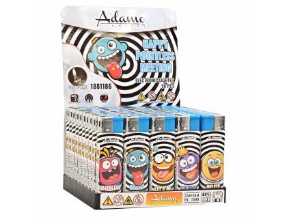 Zapalovač Adamo Piezo Burnout Smiley