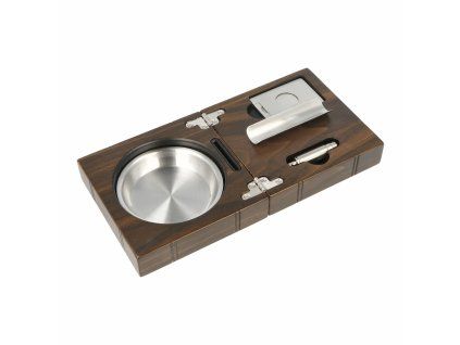 Doutníkový popelník Wood Set, 1D