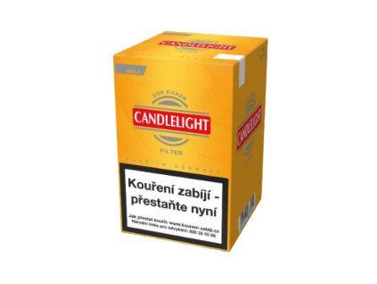 Doutníčky Candlelight Filter Gold 50ks