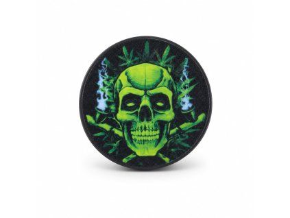 Drtič tabáku kovový Skulls, 49mm