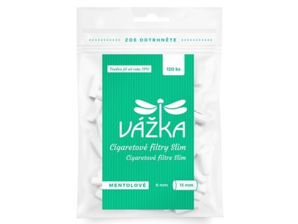 Cigaretové filtry Vážka Mentol