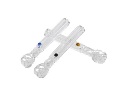 Šlukovka sklo krystal+kamínek