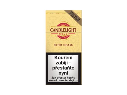 Doutníky Candlelight Filter Gold 10ks