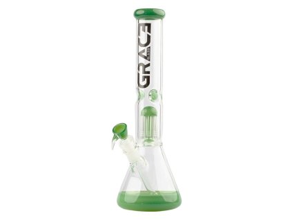 Skleněný bong Grace Glass Beaker Green 38cm