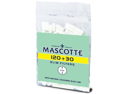 Cigaretové filtry Mascotte 6mm 120+30ks