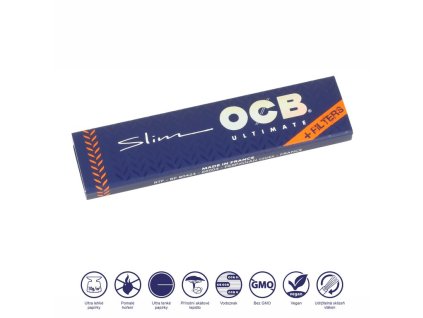 Cigaretové papírky OCB Ultimate Slim+Filtry