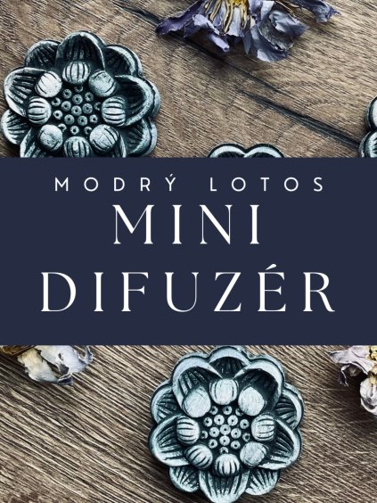 Mini difuzér modrý lotos Smoky Cacao