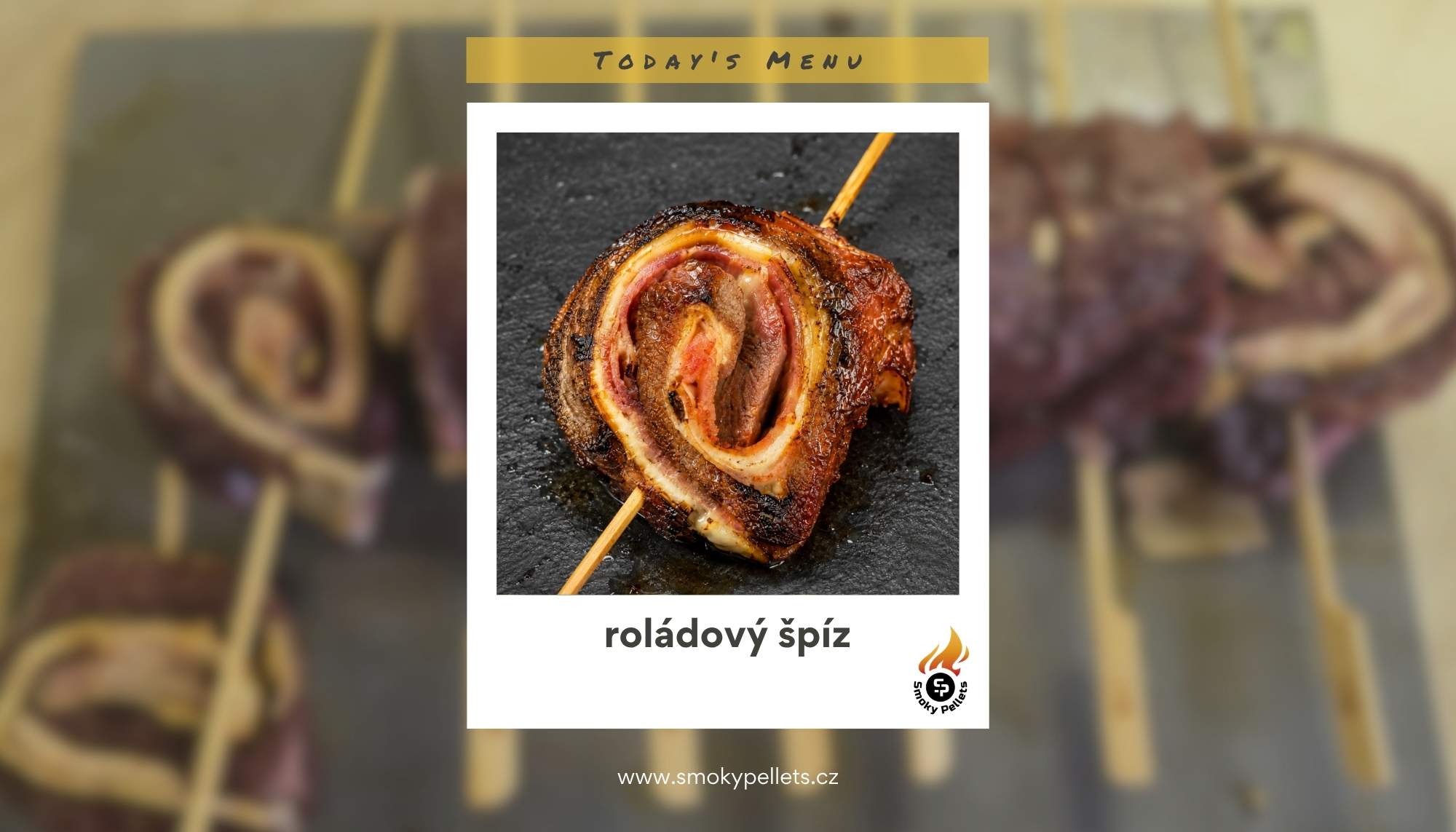 Roládové špízy na grilu
