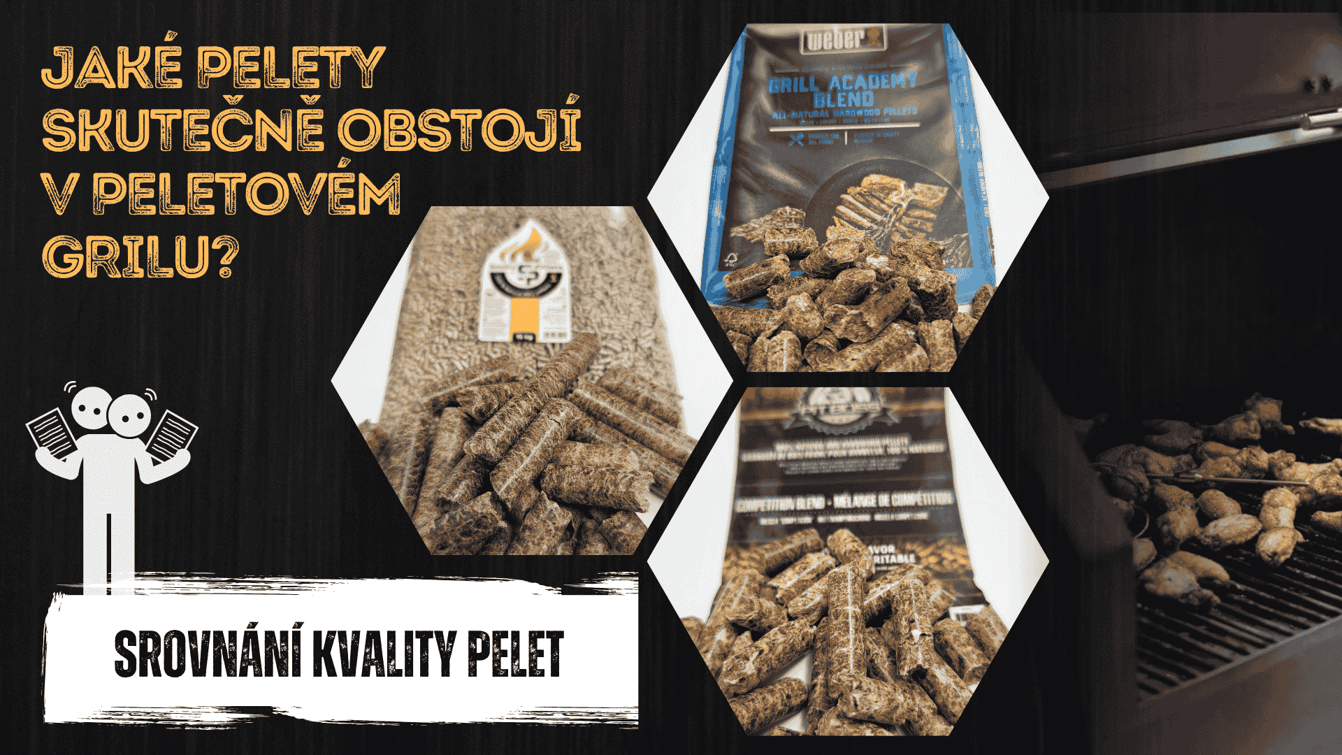 Jaké pelety skutečně obstojí v peletovém grilu?