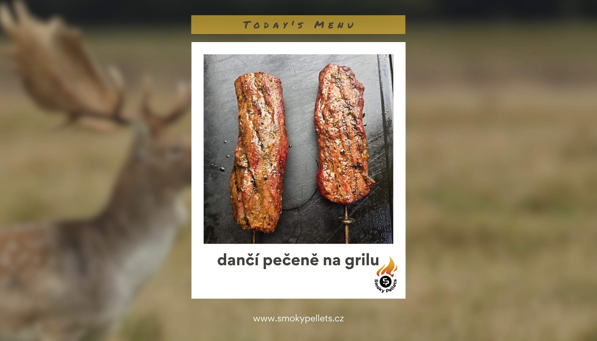 Zvěřinové recepty: dančí maso na grilu