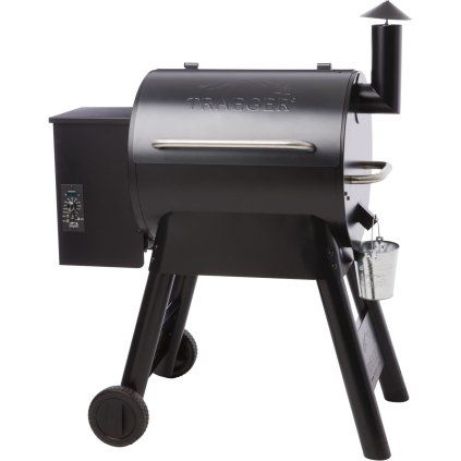 BF Grills TFB57PUB Pro 22 FRONT ANGLE Blue Traeger