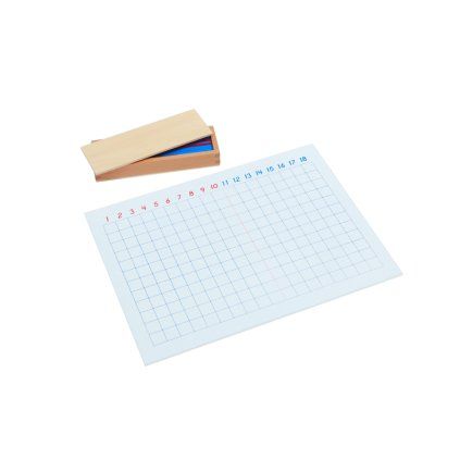 ADENA MONTESSORI Proužkováí tabule - sčítání