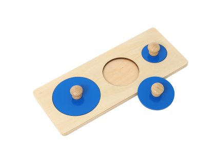 ADENA MONTESSORI Vkládací puzzle – 3 kruhy