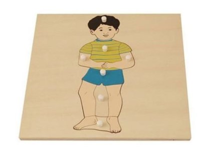 ADENA MONTESSORI Puzzle chlapec