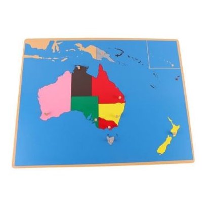 ADENA MONTESSORI Puzzle mapa Austrálie