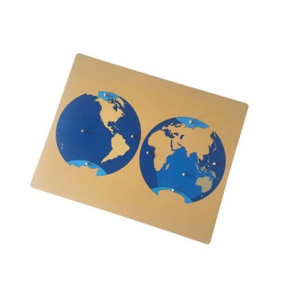 ADENA MONTESSORI Puzzle mapa oceánů